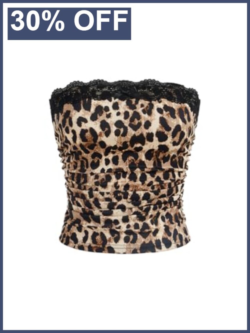 Floerns Women's Lace Strapless Tube Top
